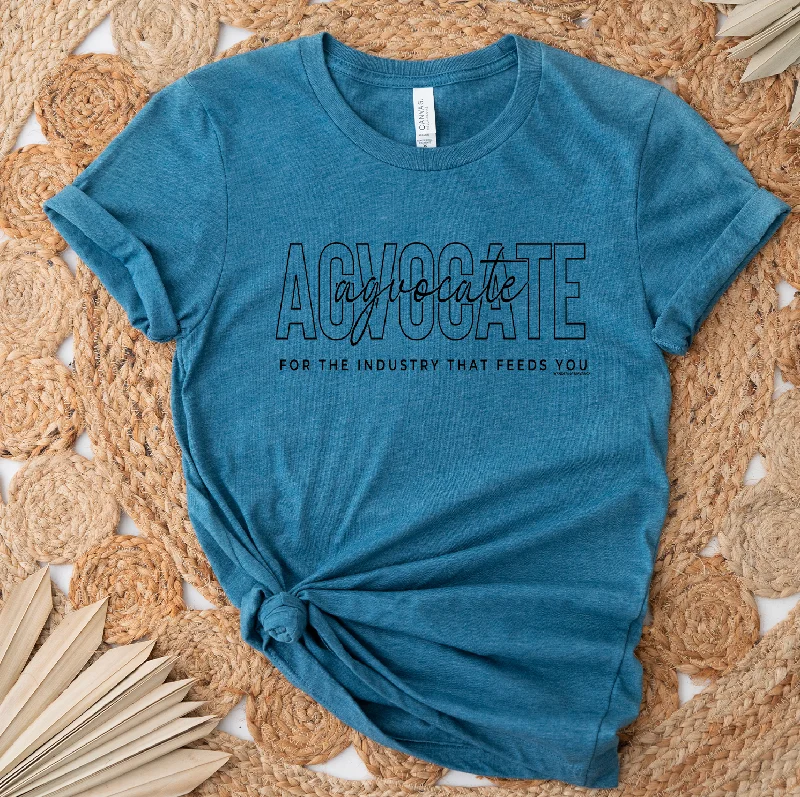 Agvocate for the Industry that Feeds You T-Shirt (XS-4XL) - Multiple Colors!