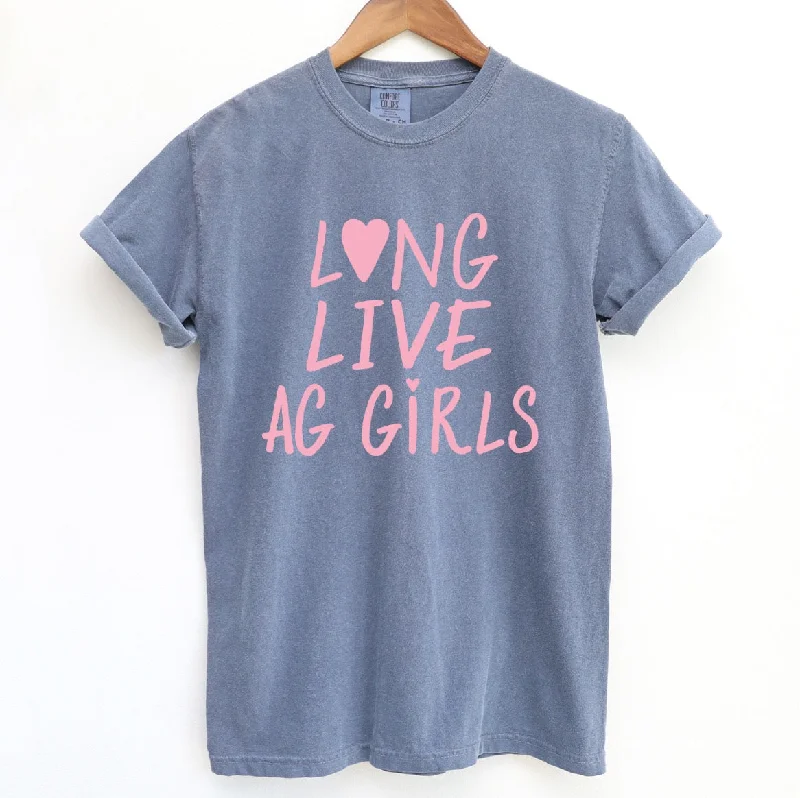 LONG LIVE AG GIRLS ComfortWash/ComfortColor T-Shirt (S-4XL) - Multiple Colors!