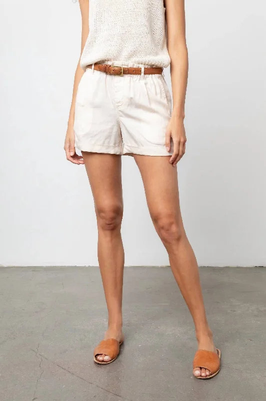 Monty Shorts In Oat