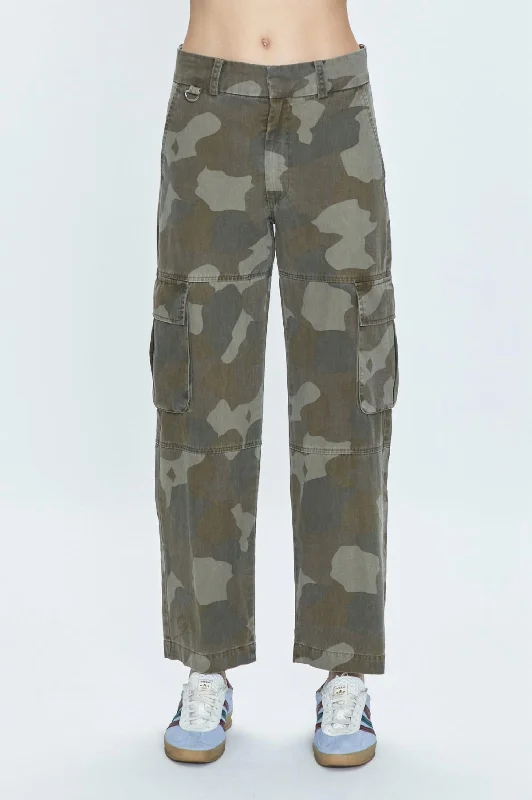 Addie Cargo Pants In Camo