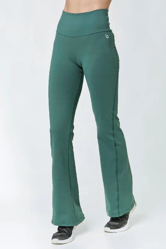 Ballerina Flare Pants In Green