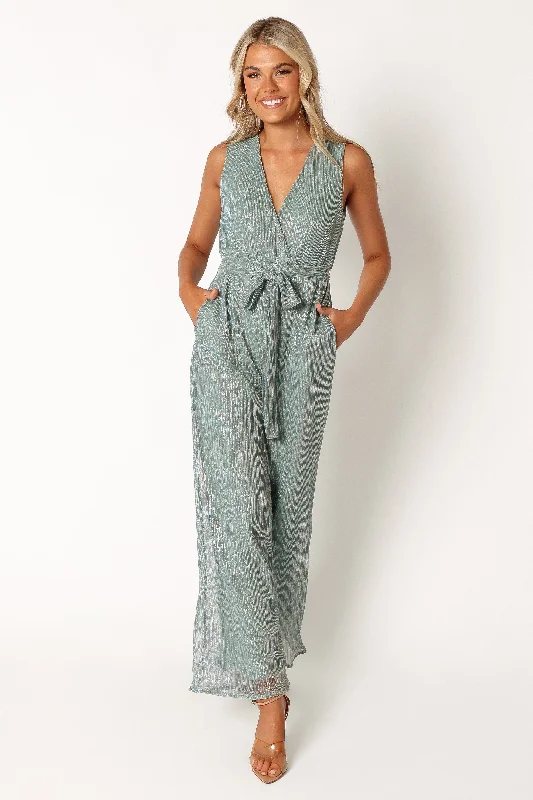 Betty Jumpsuit - Teal