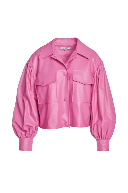 Gemma Jacket In Party Pink