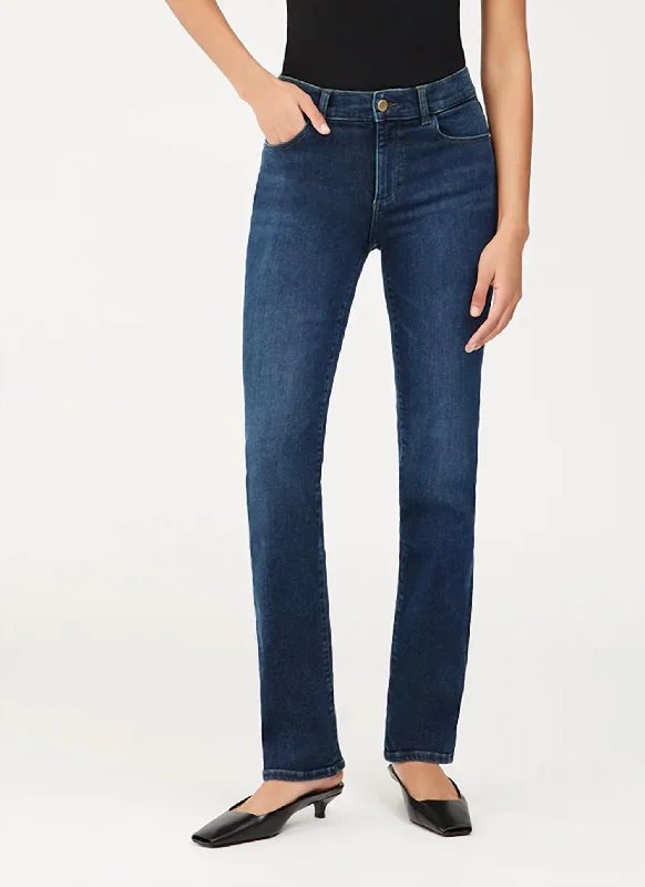 Mara Straight 31" Jeans In India Ink