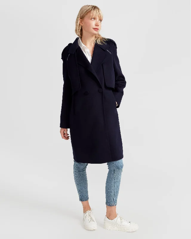 Palm City Wool Blend Coat