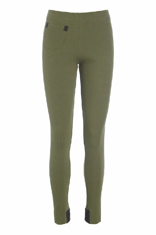 LEGGINGS - 72304 - MOSS