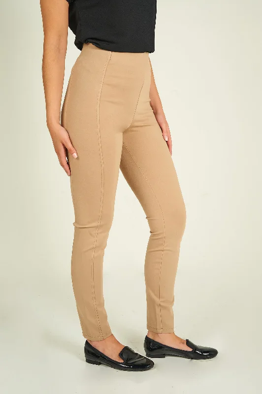 Slim-leg pull-on pant - ALOE - (E-C14)