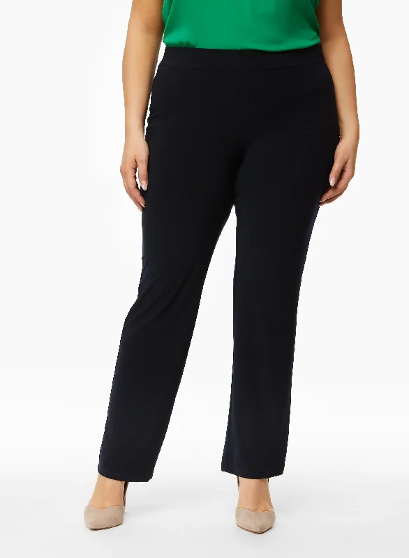 Pull-On Straight Leg Pants