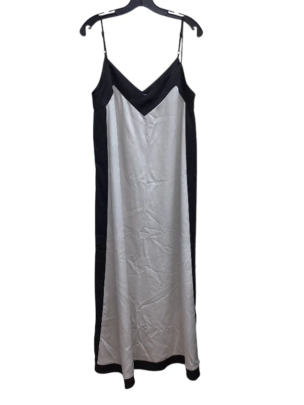 Dress Casual Maxi By Clothes Mentor In Black & Tan, Size: 0