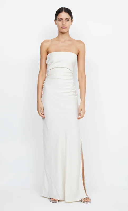 ETERNITY STRAPLESS MAXI - CREAM