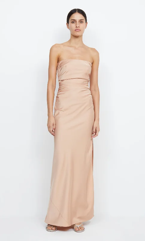 ETERNITY STRAPLESS MAXI - ROSE GOLD