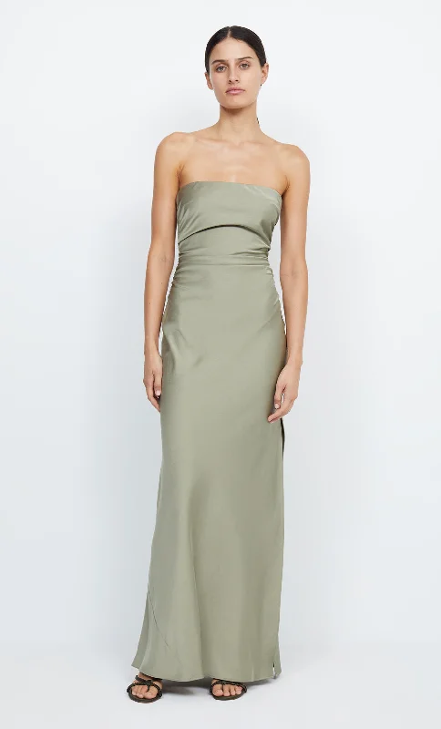 ETERNITY STRAPLESS MAXI - SAGE